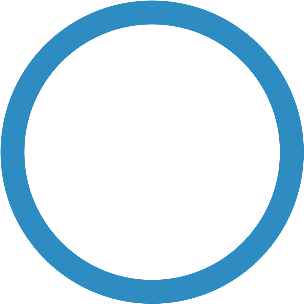 Blue Circle Simple Graphic