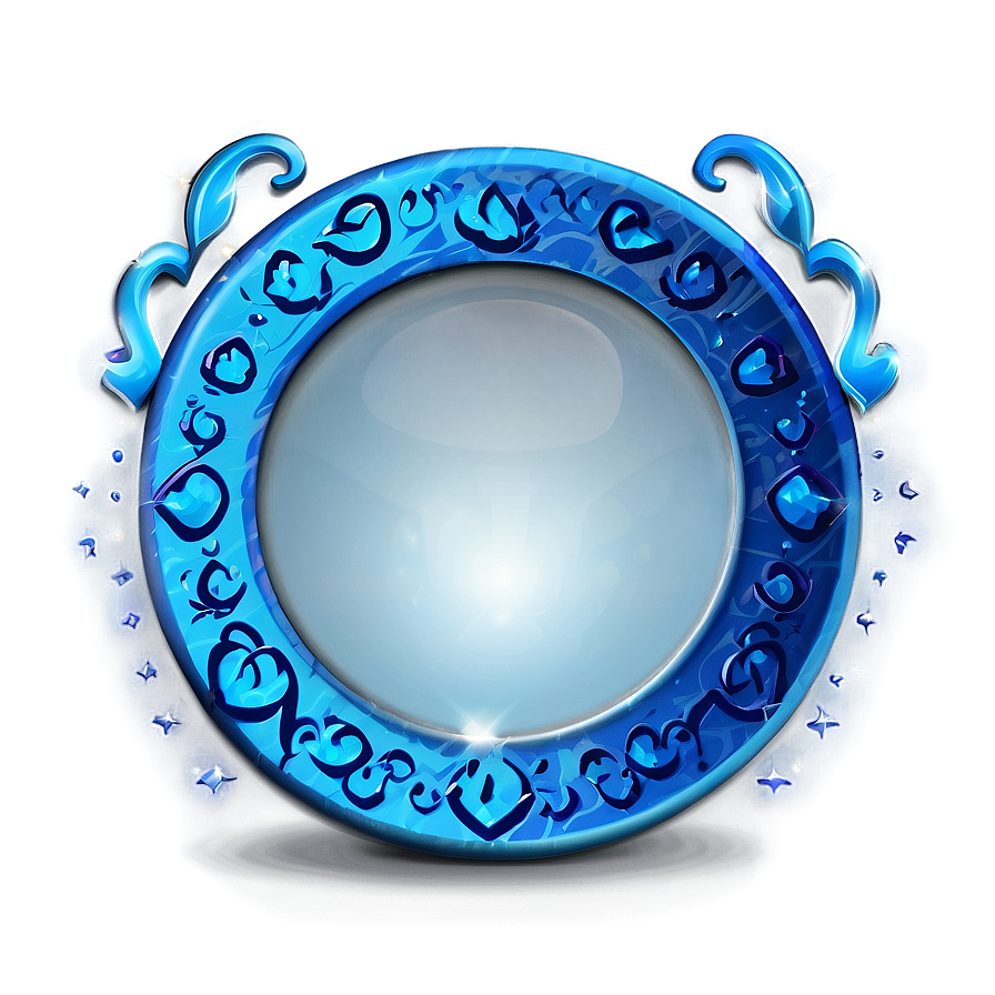 Blue Circle With Heart Png Asv55