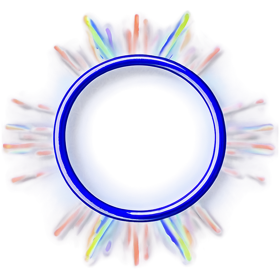 Blue Circle With Lines Png 84