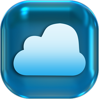 Blue Cloud Icon