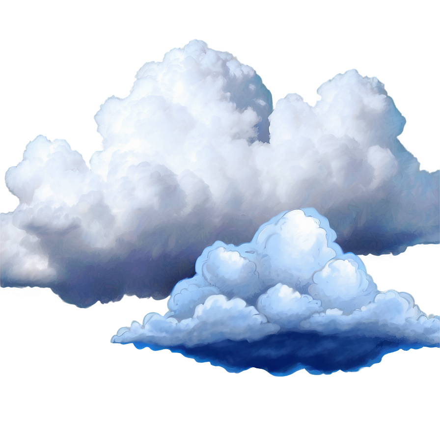 Blue Clouds For Wallpaper Png 06202024