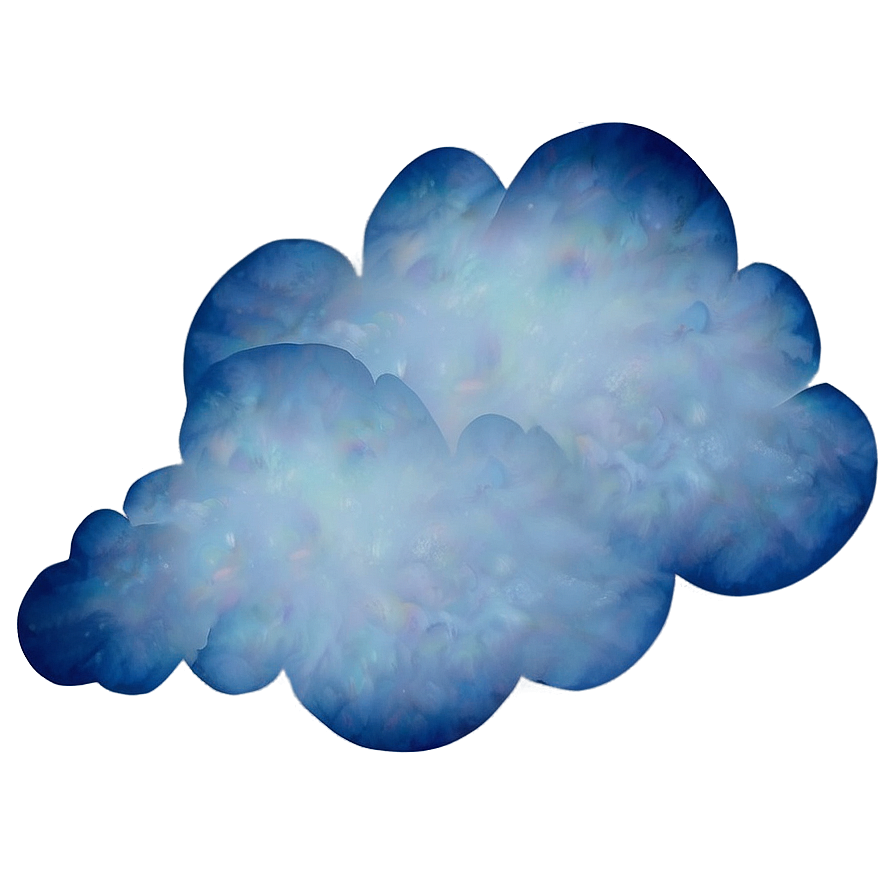 Blue Clouds Overlay Png 06202024