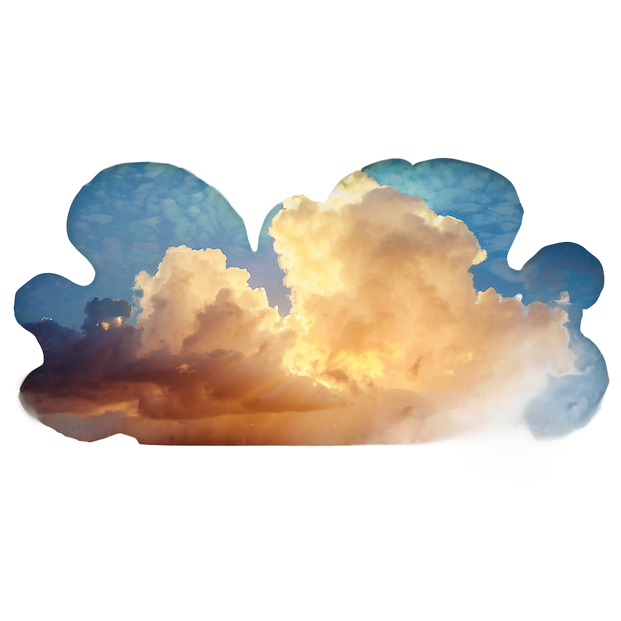 Blue Clouds Sunset Png 38