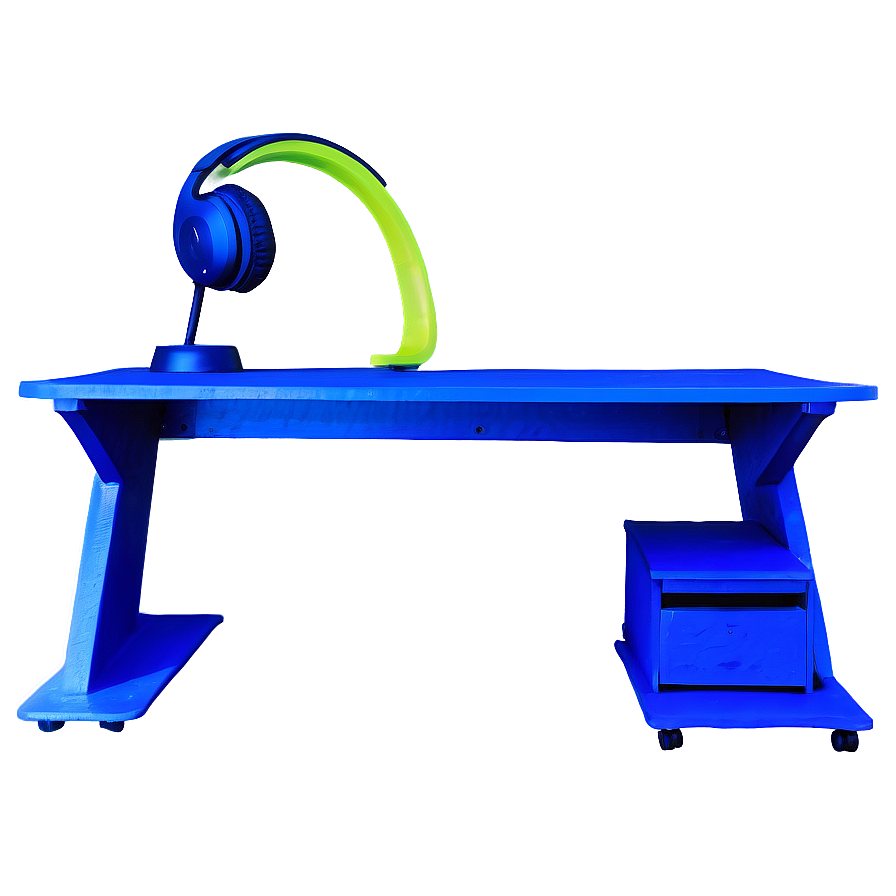 Blue Computer Desk Png 48