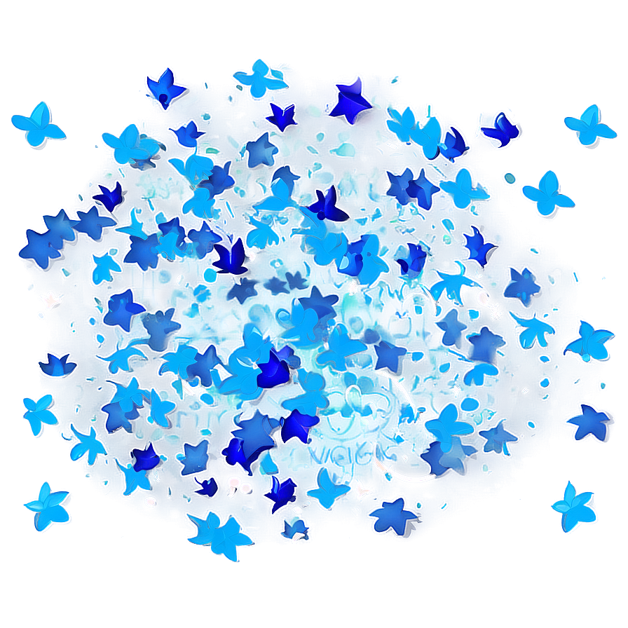 Blue Confetti D