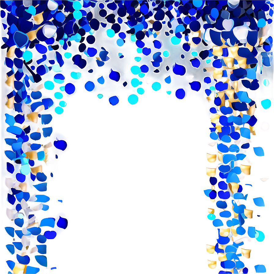 Blue Confetti Png Ecc12