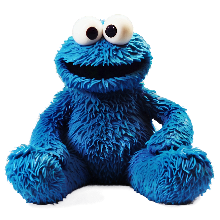 Blue Cookie Monster Character PNG 63 PNG with transparent background