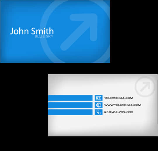 Blue Corporate Business Card Design