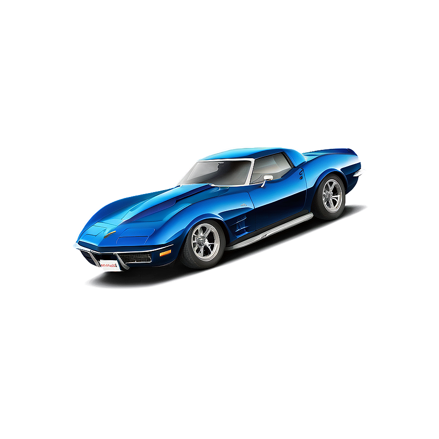 Blue Corvette Png Mcb84