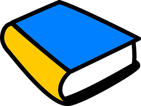 Blue Cover Book Icon