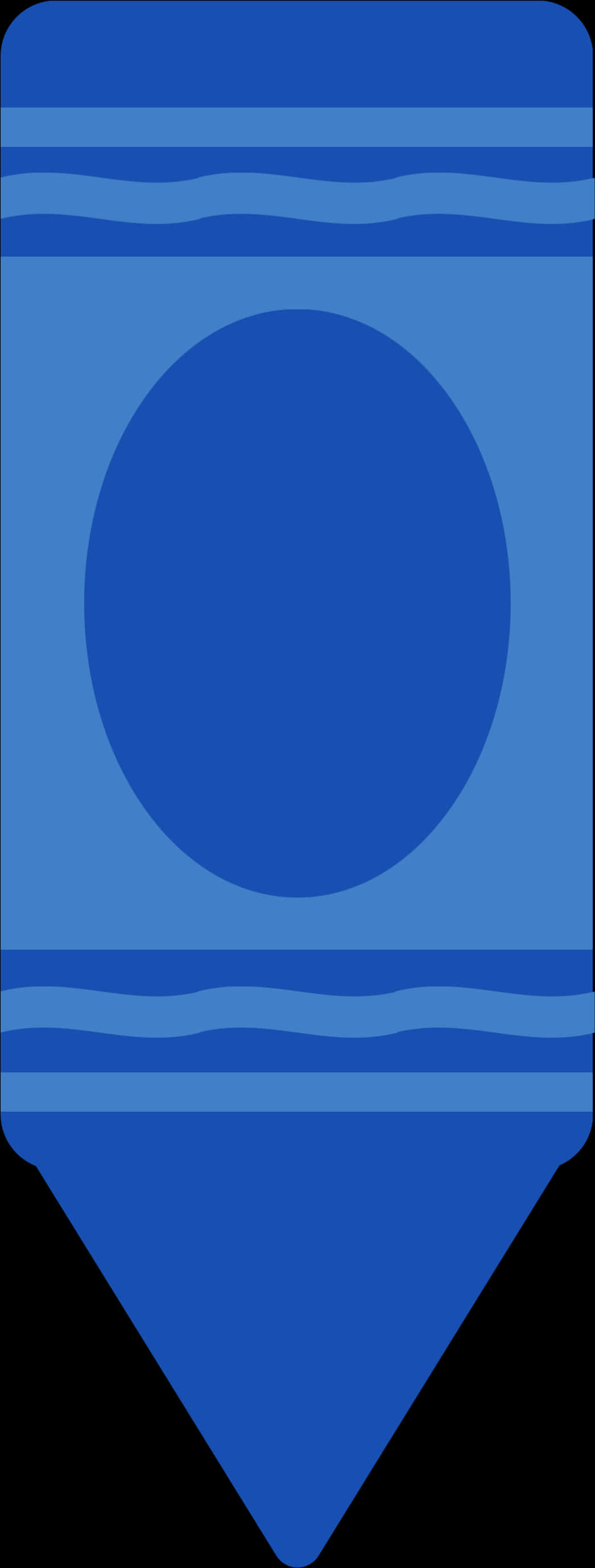 Blue Crayon Icon