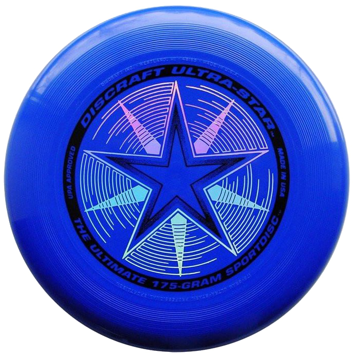 Blue Discraft Ultrastar Frisbee