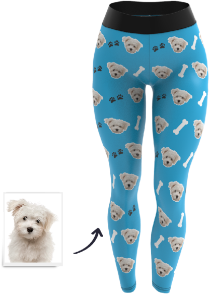 Custom Face Leggings - Leggings, HD Png Download PNG with transparent background