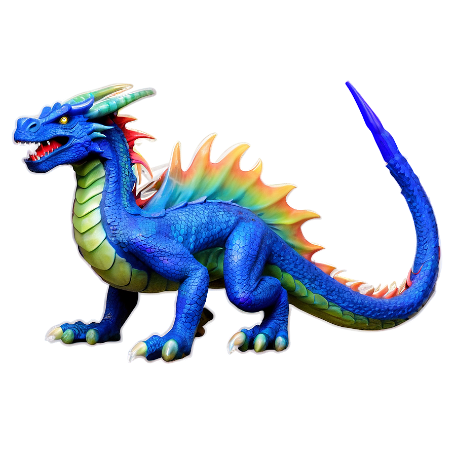 Blue Dragon Breathing Fire Png 51