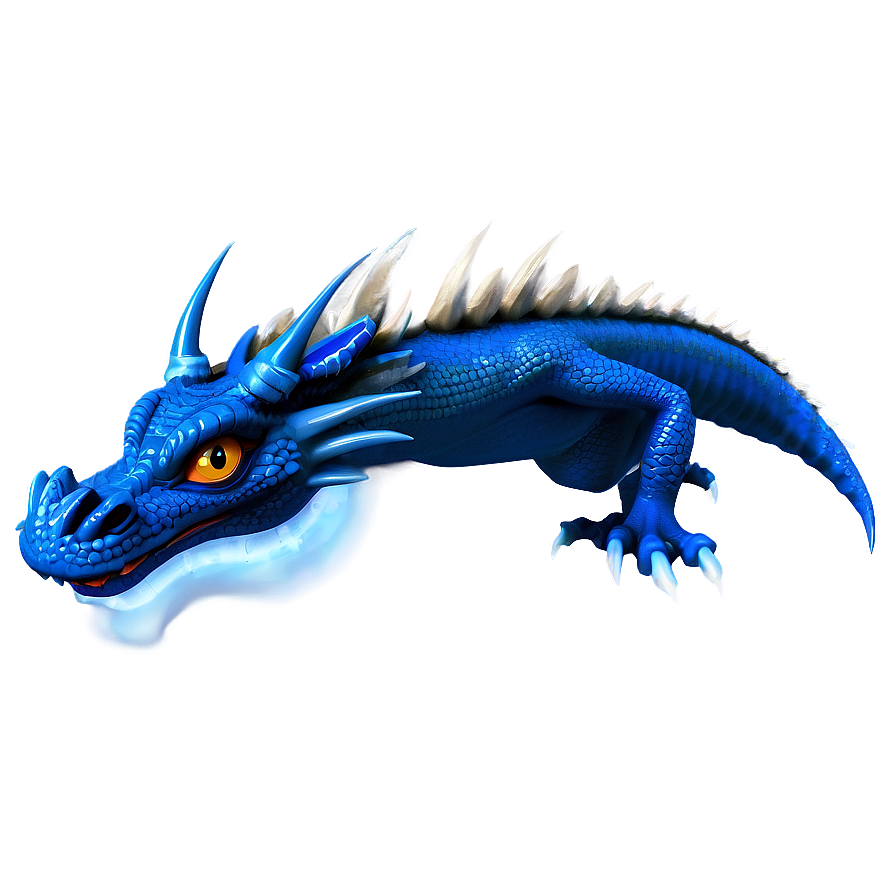 Blue Dragon In Battle Png Unc70