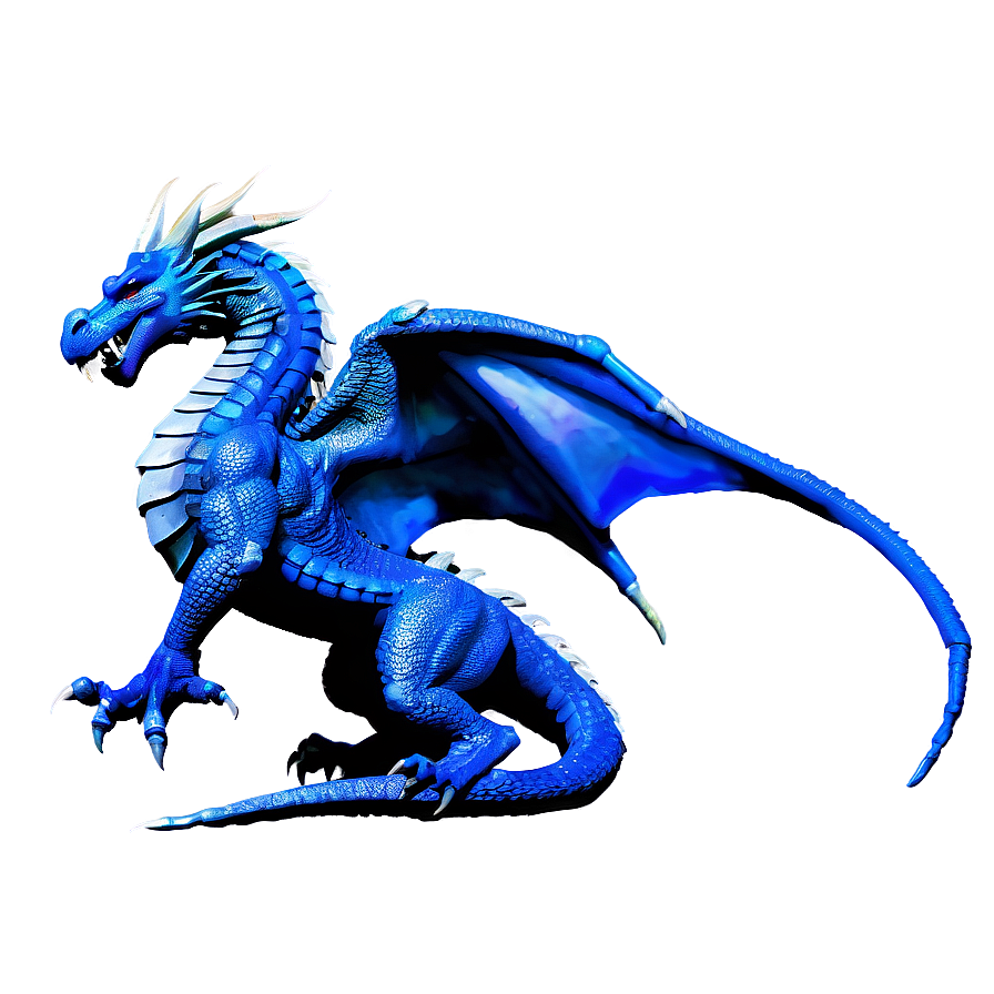 Blue Dragon With Knight Png Dog73