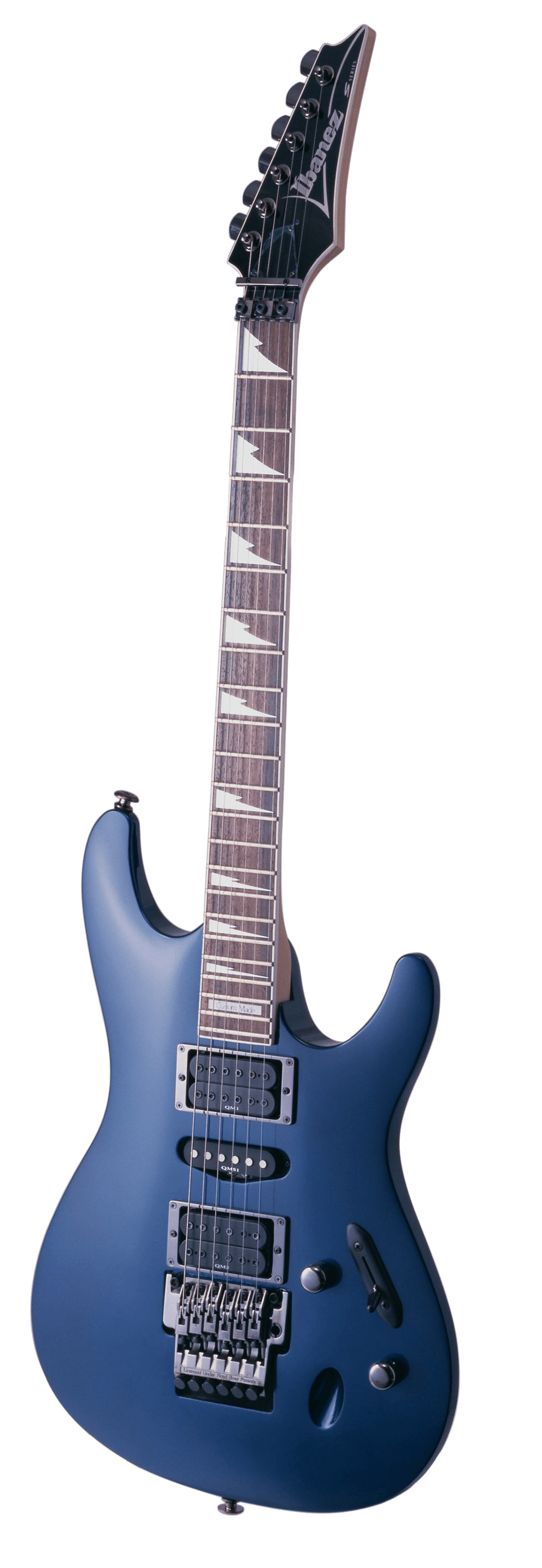 Blue Electric Guitar Isolated