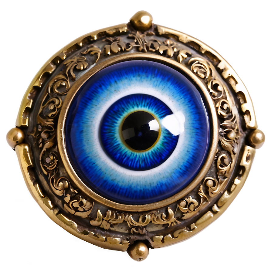 Blue Evil Eye Amulet Png Gaj