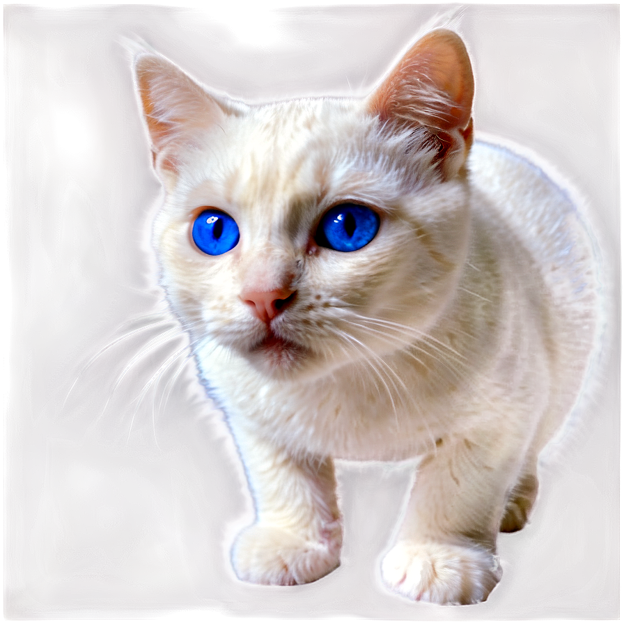 Blue Eyed Cat PNG byx PNG image with a transparent background, free high-resolution download