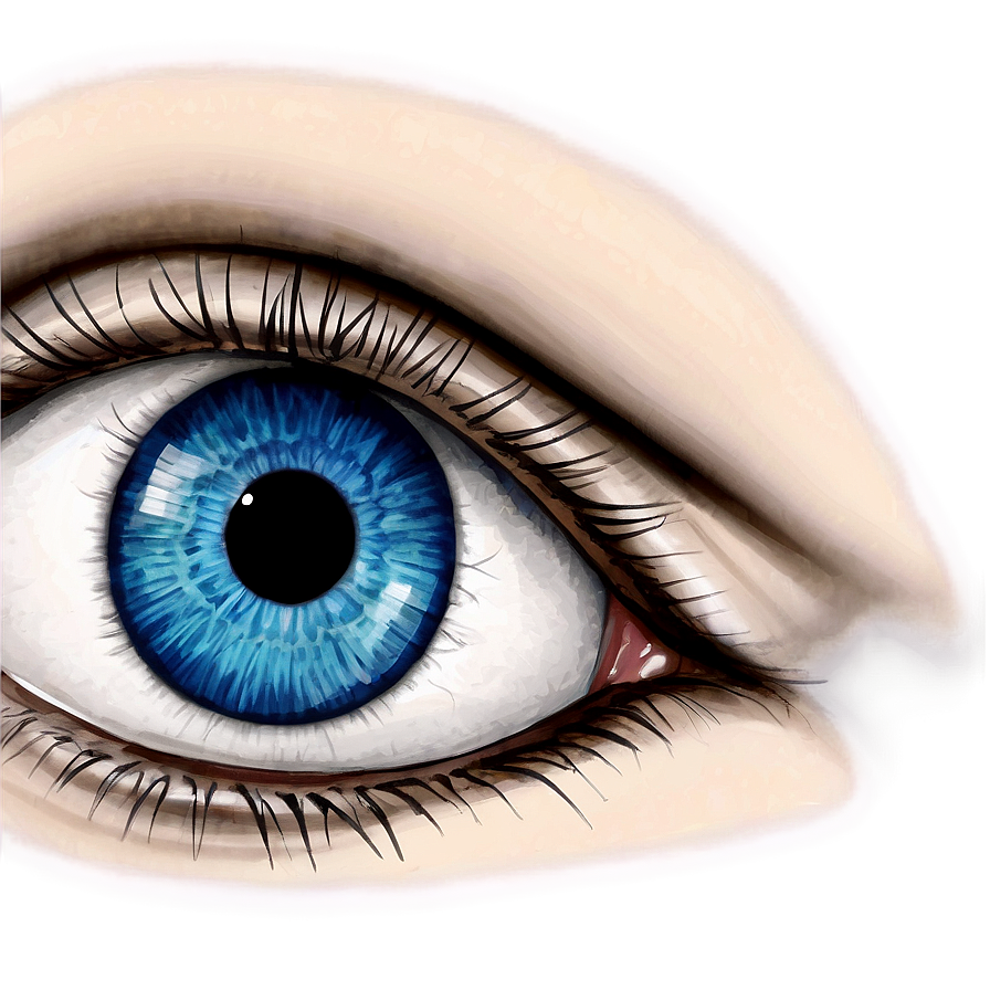 Blue Eyes Drawing Png 06122024