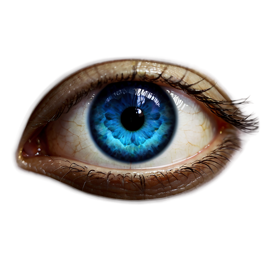 Blue Eyes In Dark Png 14