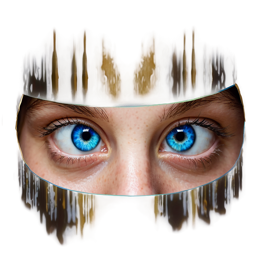 Blue Eyes In Dark Png Wru33