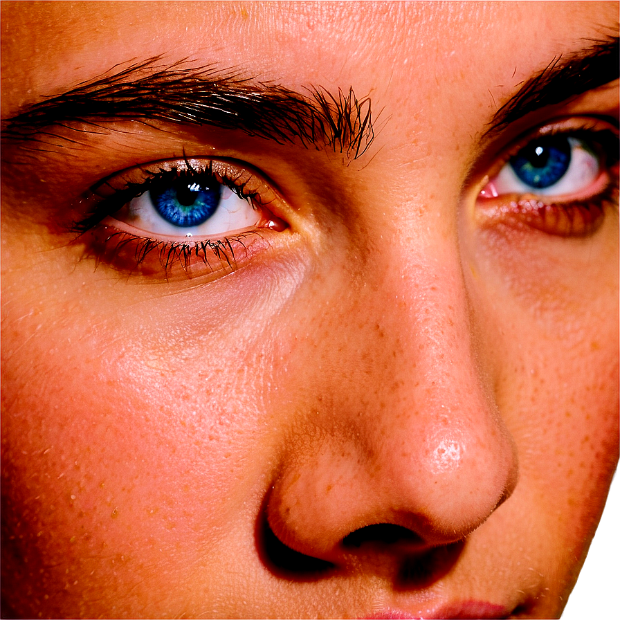 Blue Eyes With Eyebrows Png 06122024