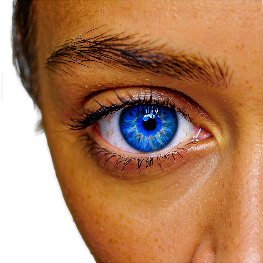 Blue Eyes With Reflection Png Dkh94