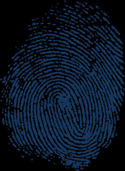 Blue Fingerprint Pattern PNG with transparent background