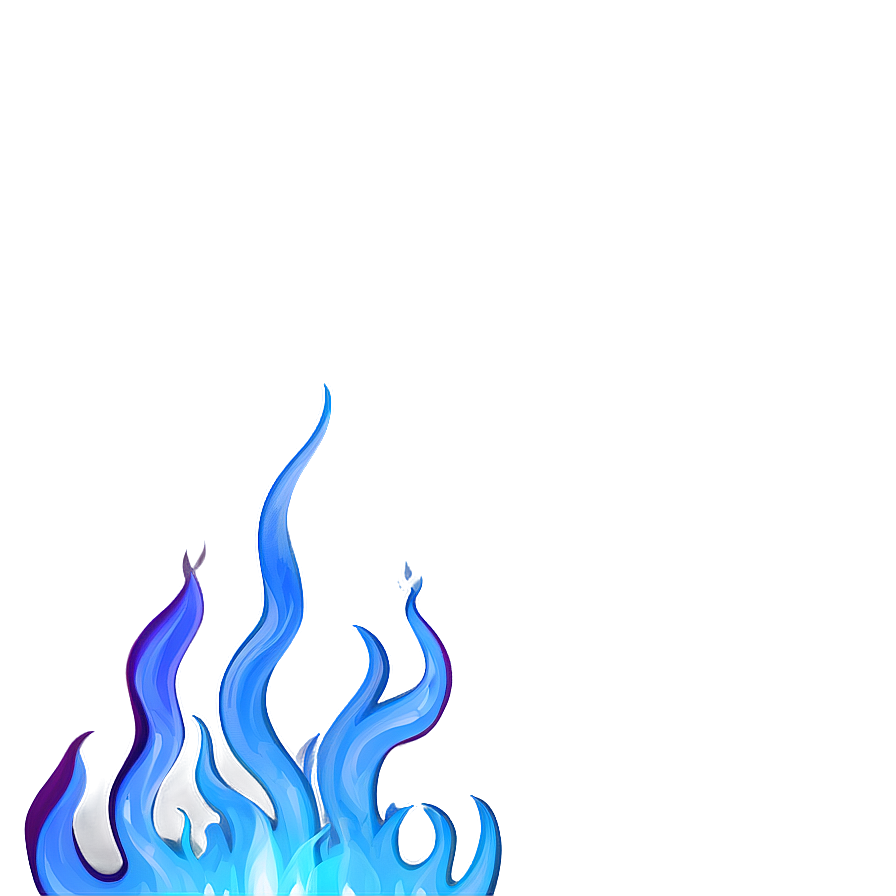 Blue Fire Artwork Png 54