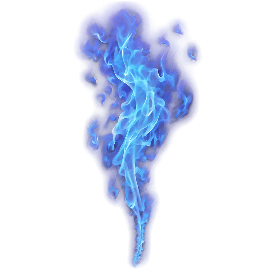 Blue Fire Background Png 06112024