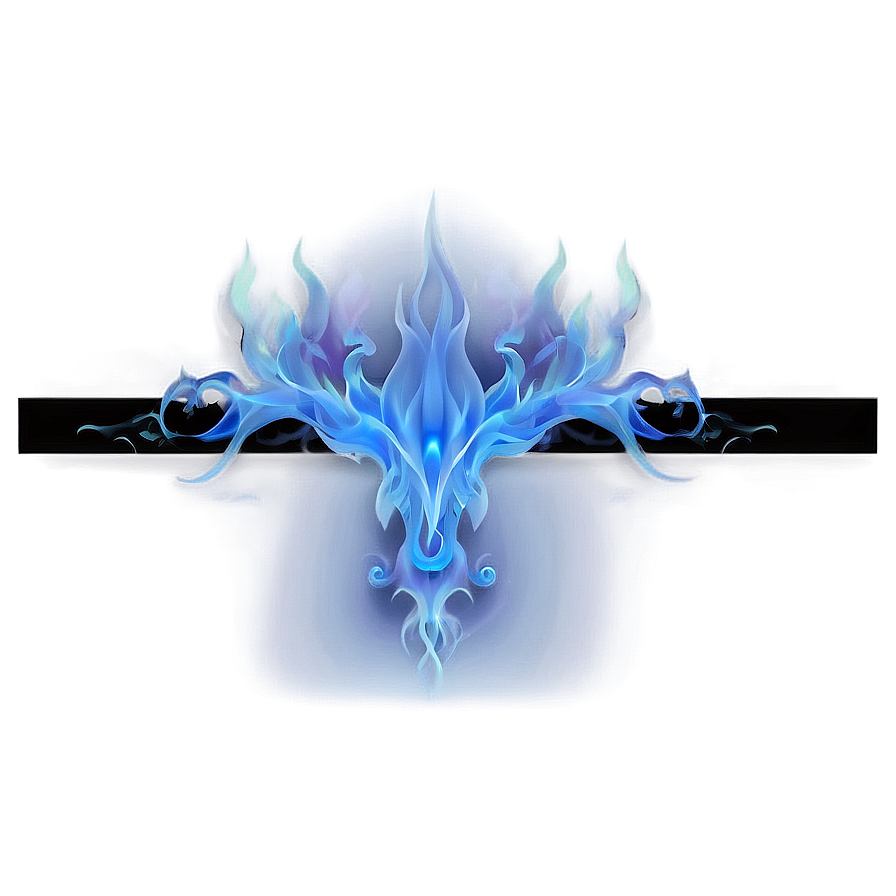 Blue Fire Background Png Thf