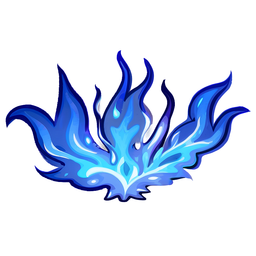 Blue Fire Clipart Png Ywb