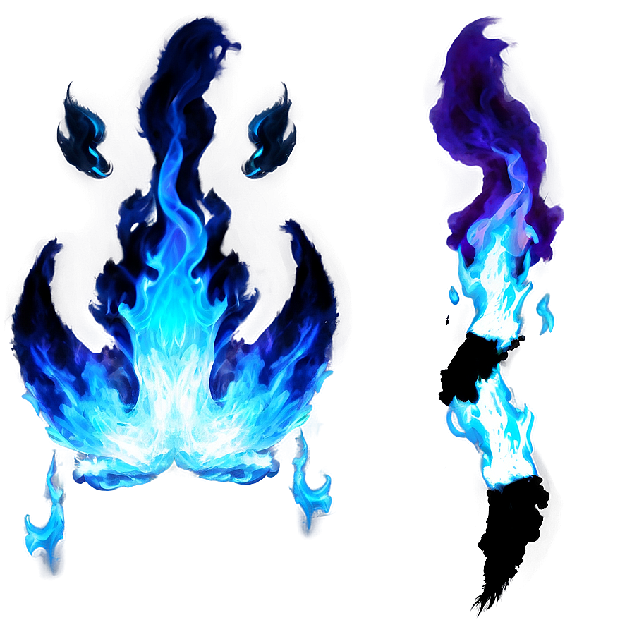 Blue Fire Effect Png 06122024