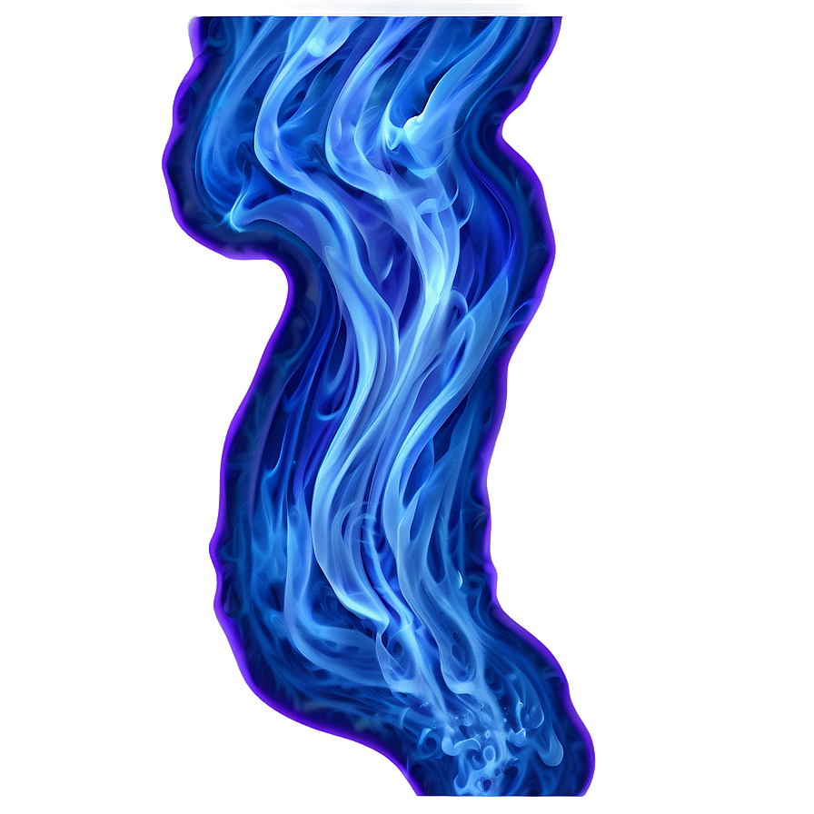 Blue Fire Flames Png 06112024