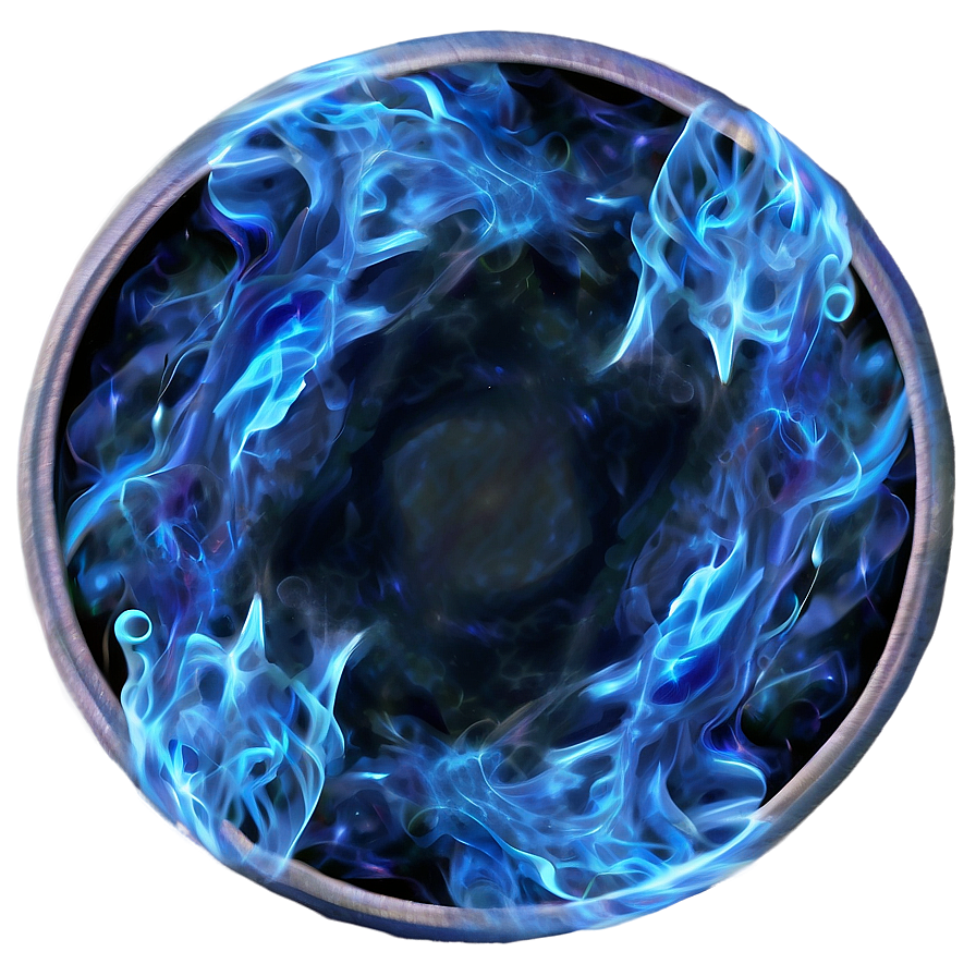 Blue Fire Magic Spell Png 06112024