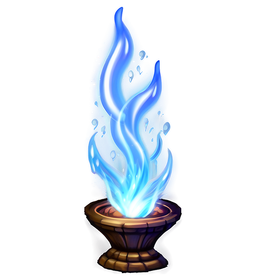 Blue Fire Magic Spell Png Bwi41