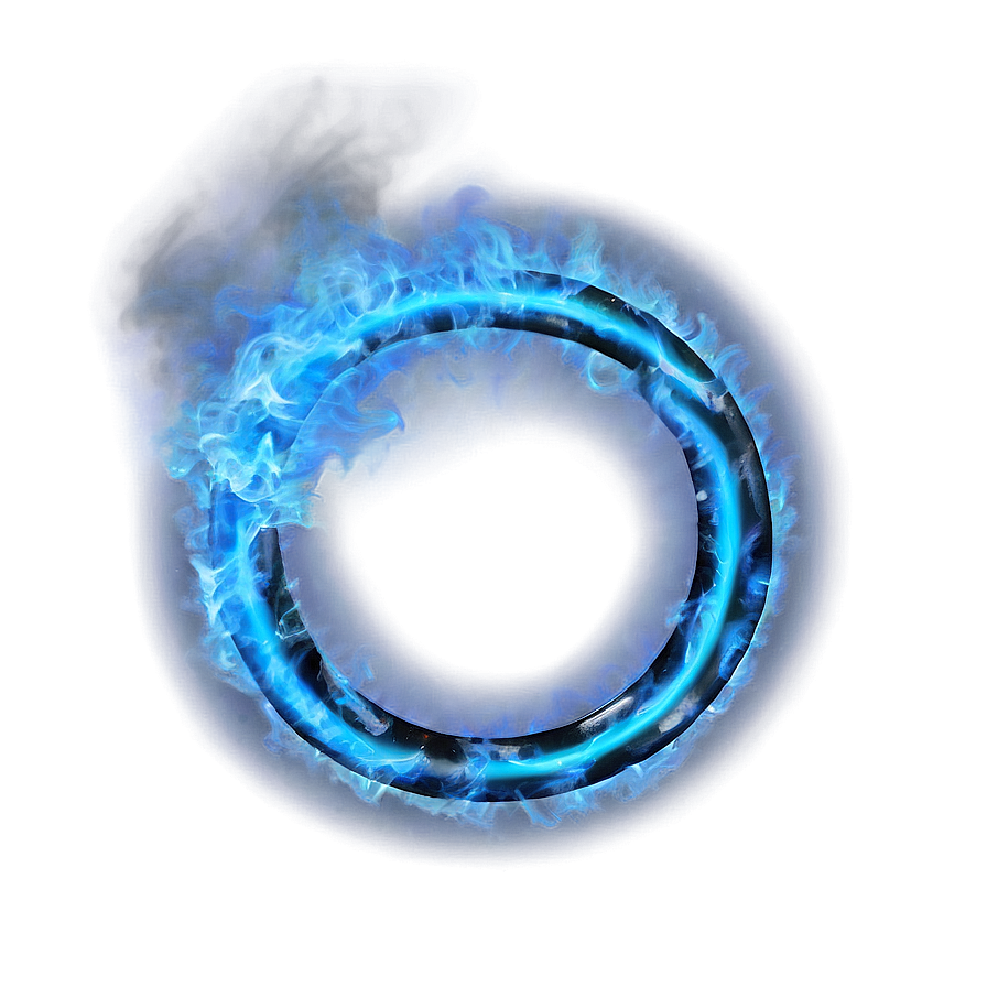 Blue Fire Ring Png Nfp52