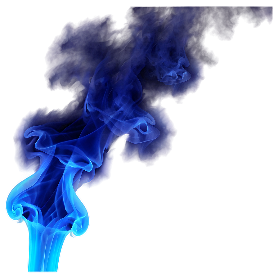 Blue Fire Smoke Png 06112024