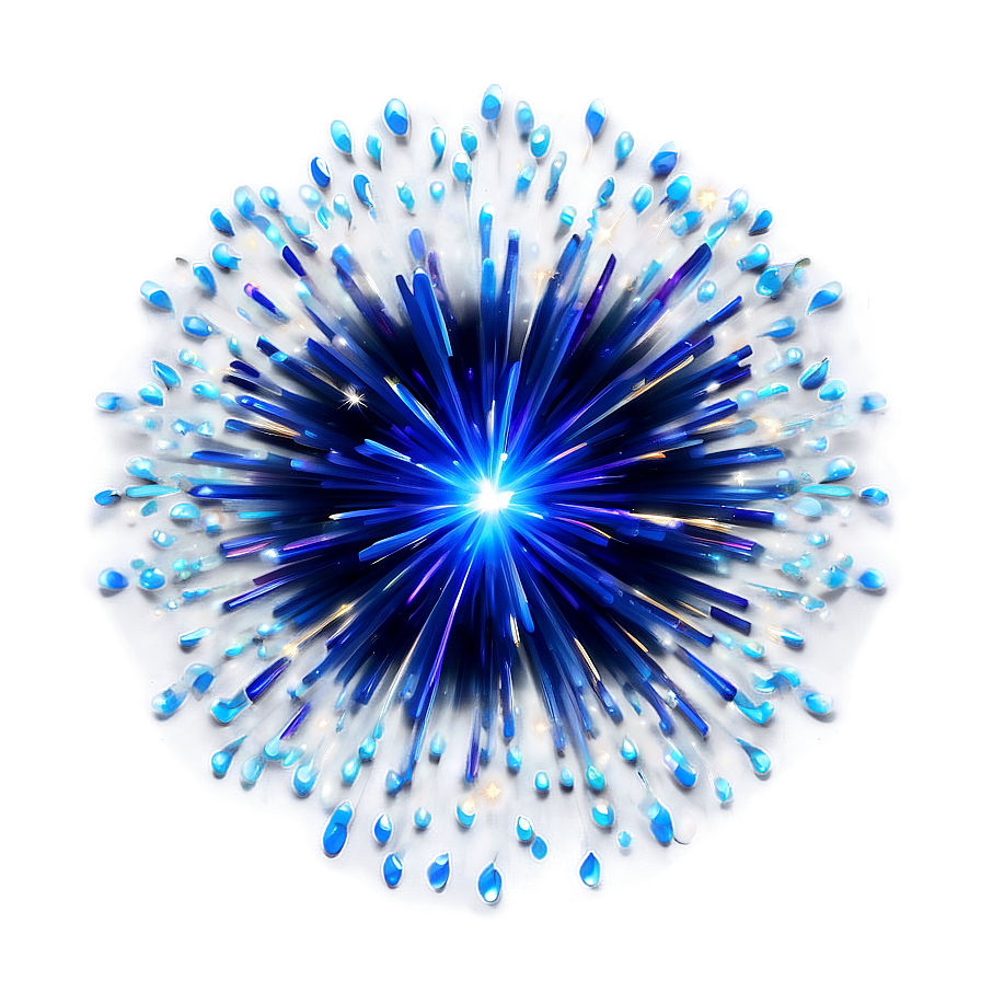 Blue Fire Sparkles Png 06112024