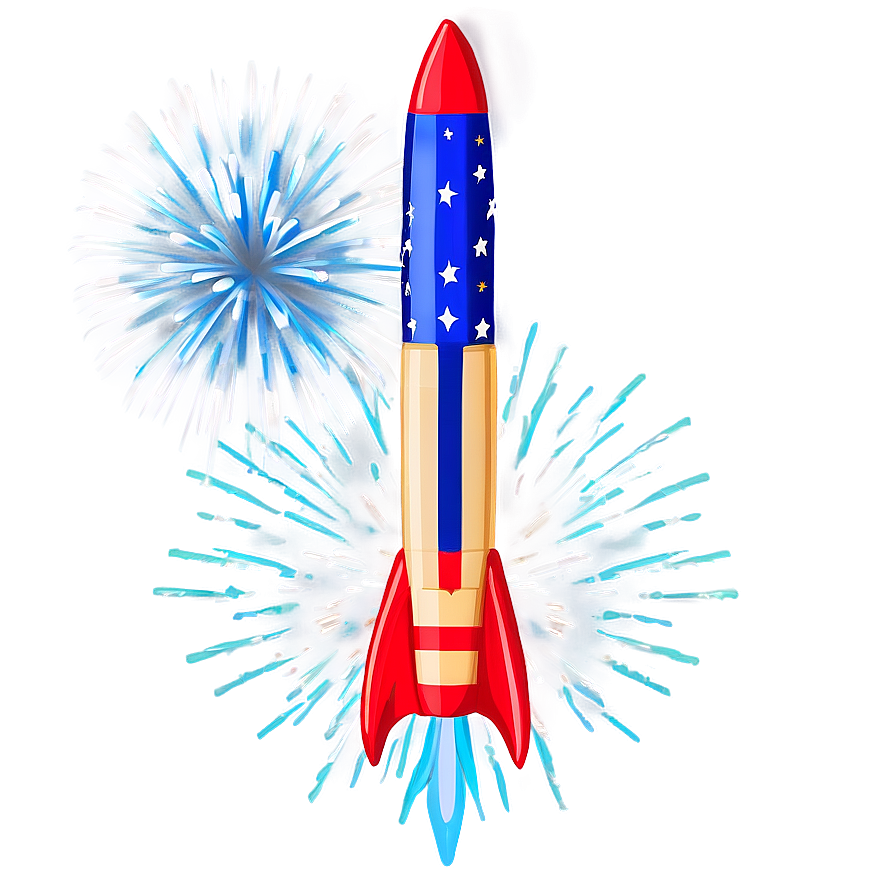 Blue Firework Rocket Png Ykt