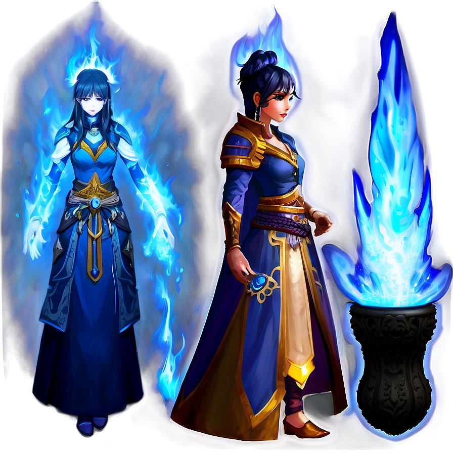 Blue Flame Aura Png 51