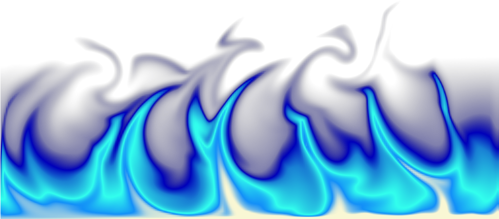 Blue Flame Digital Artwork