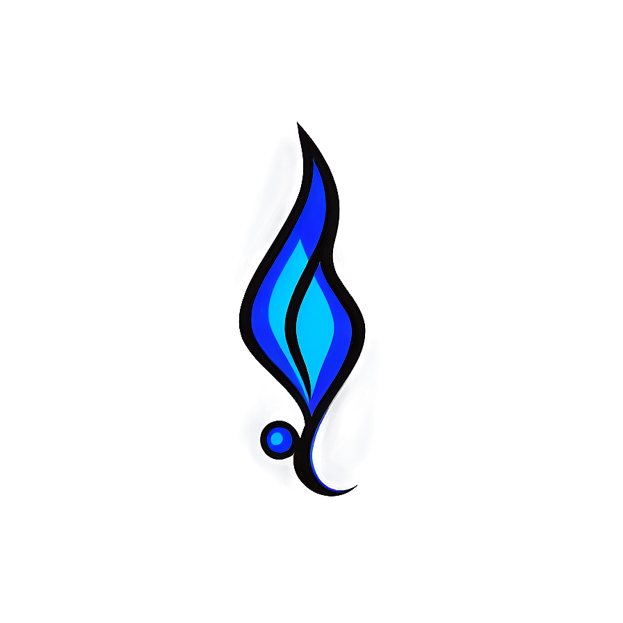 Blue Flame Logo Concept Png 06202024