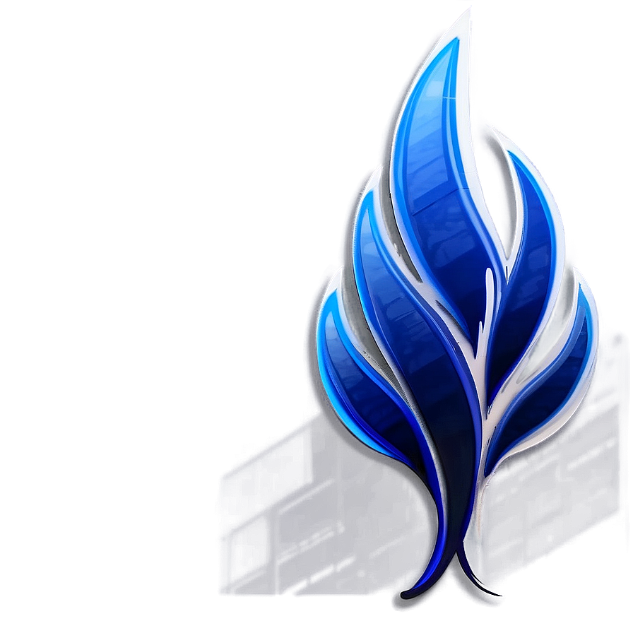 Blue Flame Logo Concept Png Nqj