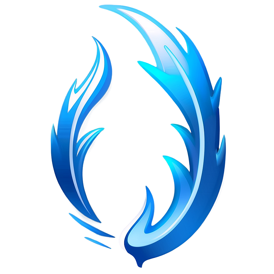 Blue Flame Outline Png 06202024