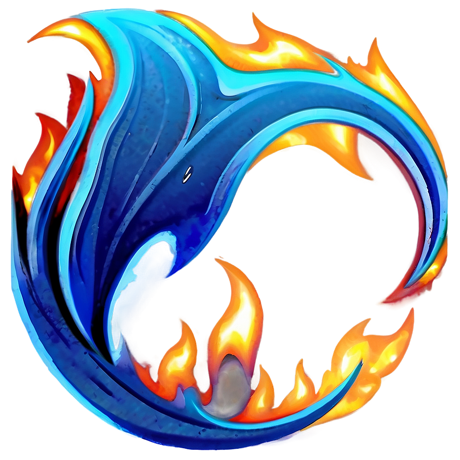 Blue Flame Silhouette Png Ari