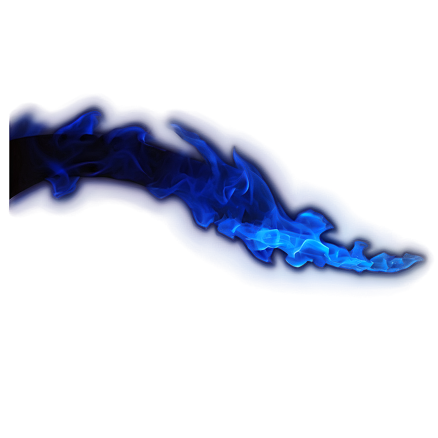 Blue Flame Texture Overlay Png 06202024