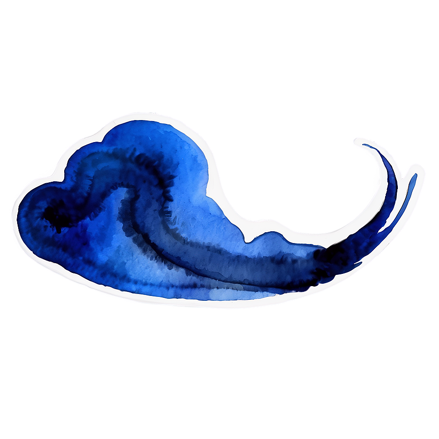 Blue Flame Watercolor Png 42