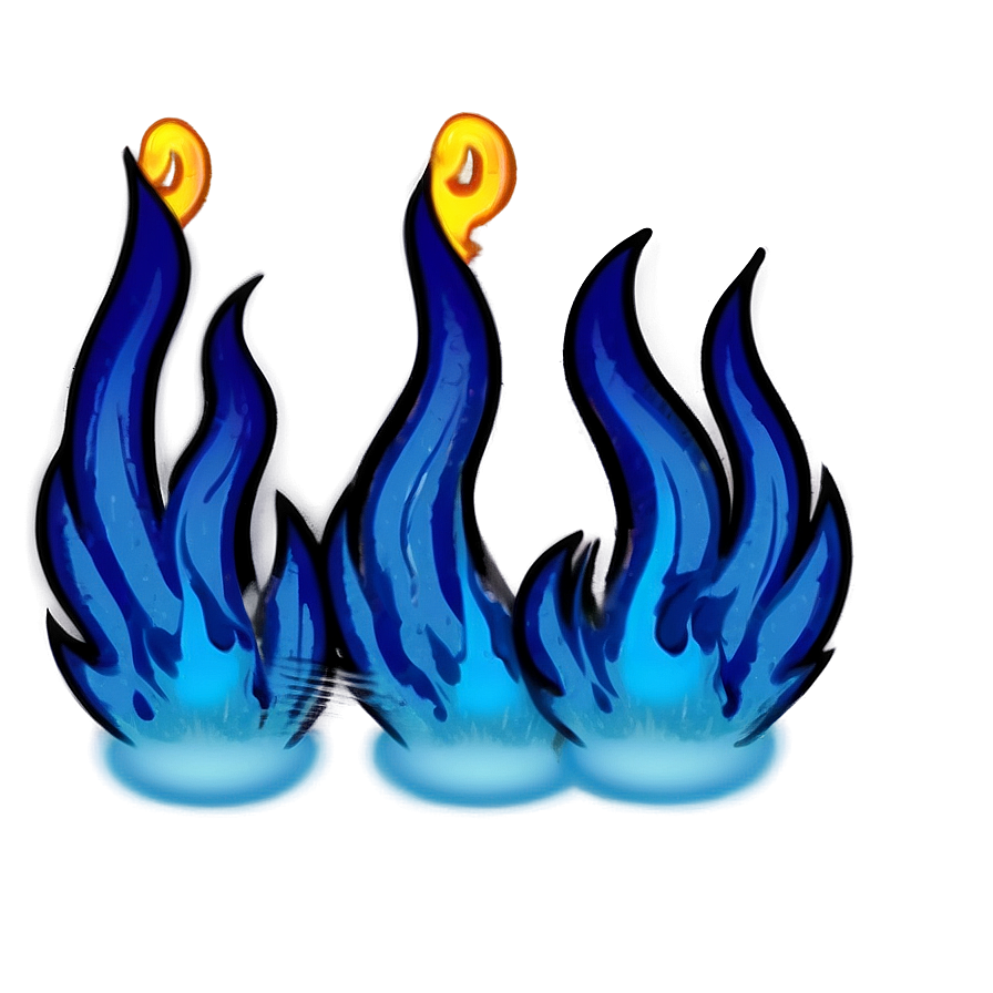 Blue Flames PNG 05042024 PNG image with a transparent background, free high-resolution download